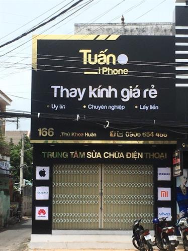 Thi công Bảng Hiệu Tuấn Iphone